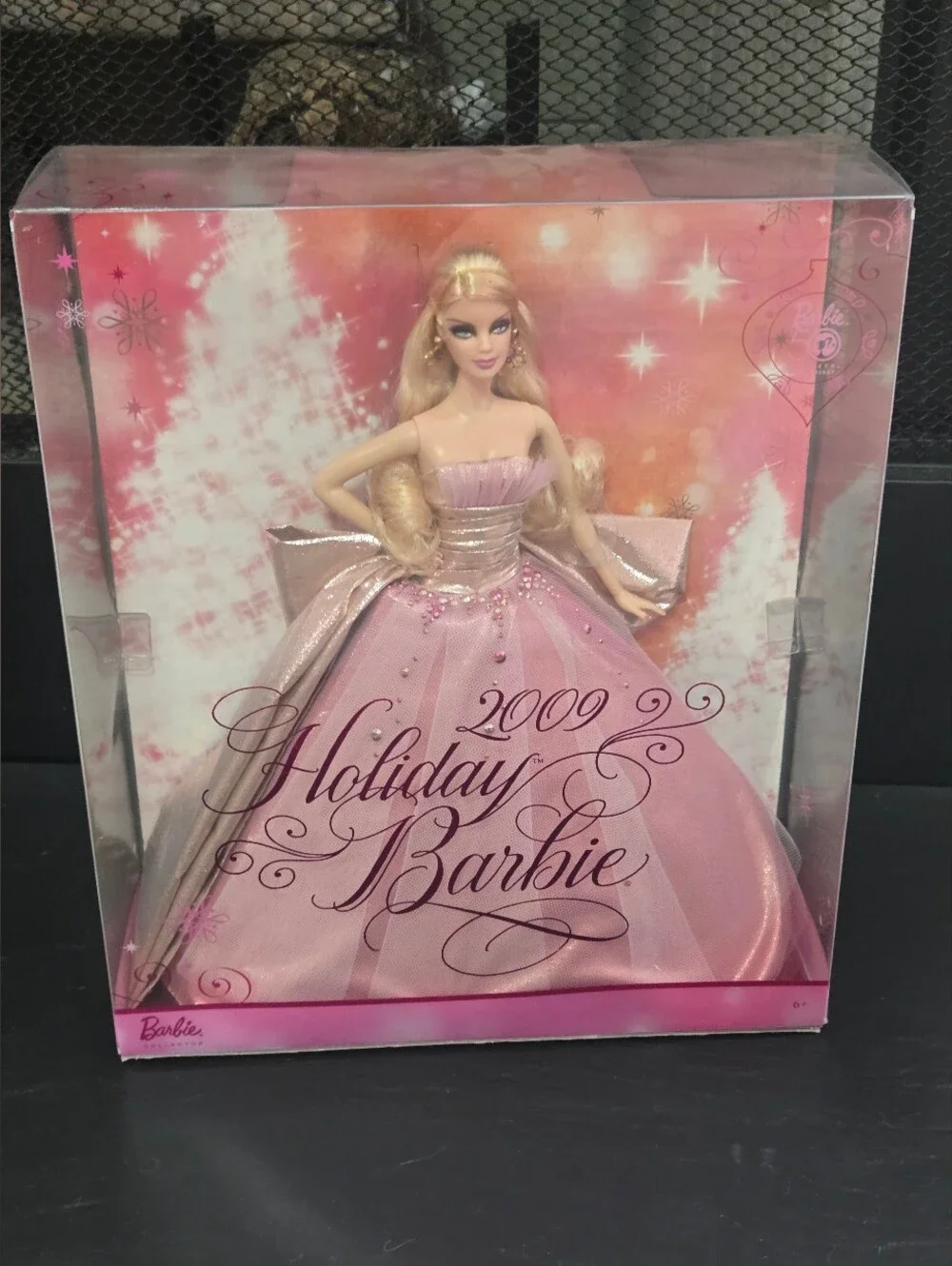 Barbie Pink Holiday Ball Gown Collectible Doll